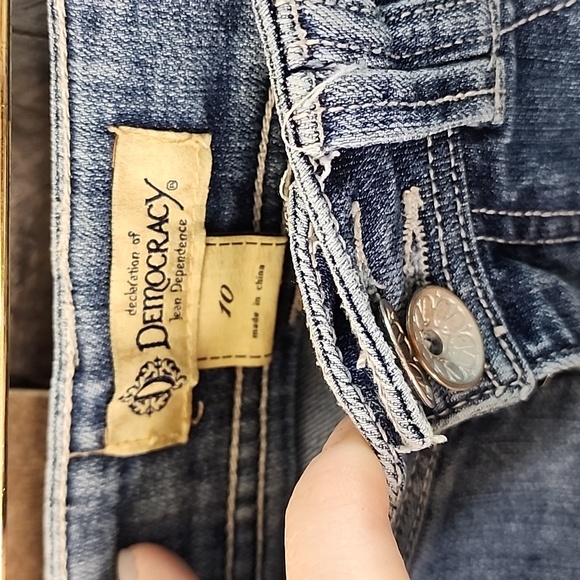 Democracy Denim Bermuda Shorts Size 10 - Picture 2 of 7